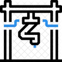 Industrie Roboter Arm Symbol