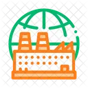 Industrial Factory Planet Icon