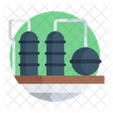 Industry Manufacturing Unit Power Plant Icon