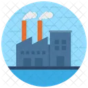 발전소 공장 산업 아이콘