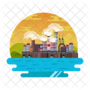 Factory Industry Manufacturing Plant Icon