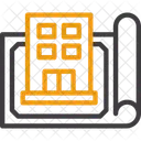 Industry Blueprint Business Design Industrial Planning 아이콘