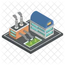 Manufactory Factory Industry Icon