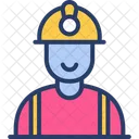 Industry Worker Construction Icon