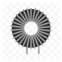 Indutor Circuito Ícone