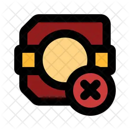 Indutor quebrado  Ícone