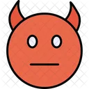 Inexpresivo Diablo Emoticones Icono