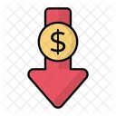 Inflation Recession Money Icon