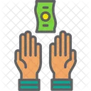Infaq Hand  Icon