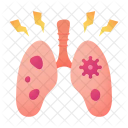 Infecção pulmonar  Ícone