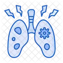 Infeccao Pulmonar Por Virus Coronavirus Ícone