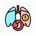 Infeccao Pulmonar Pulmao Respiracao Ícone