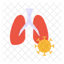 Infecção pulmonar  Ícone