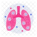 Infecção pulmonar  Ícone