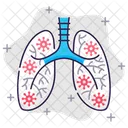 Infecção pulmonar  Ícone