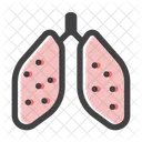 Infeccao Pulmonar Pulmoes Infeccao Ícone