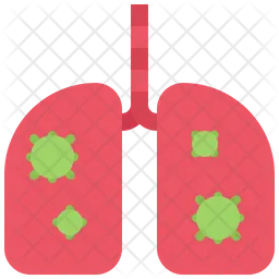 Infecção pulmonar  Ícone