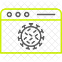 Infeccion De Pagina Web Rootkit Virus Icono