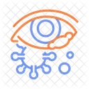 Infeccion Ocular Conjuntivitis Retina Icono
