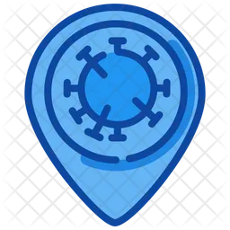 Infected Area Location  Icon