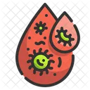 Infected Blood Virus In Blood Blood Icon