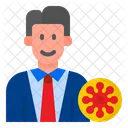 Infected Businessman  Icon