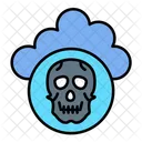 Cloud Infected Network Icon