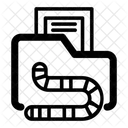 Infected File Infected Folder File Virus Icon