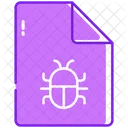 Infected File Infected Folder File Virus Icon