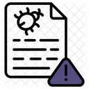 Infected Folder File Virus Data Virus Icon