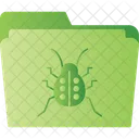 Infected Folder Virus Icon