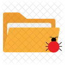 Folder Bug Virus Icon