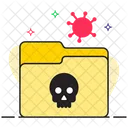 Infected File Infected Folder File Virus Icon