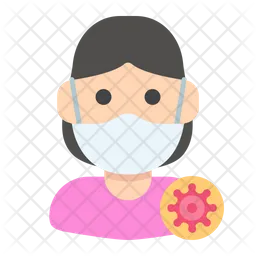 Infected Lady  Icon