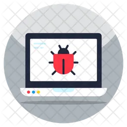 Infected Laptop  Icon