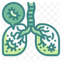 Infected Lung Infectious Disease Sickness Icon