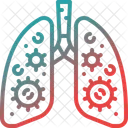 Infected lung  Icon