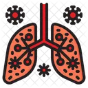 Infected Lung Infect Lungs Icon