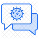 Infected Message Malware Security Icon