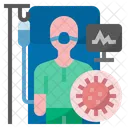 Infected Patient Hospital Icon