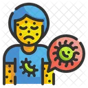 Infected Person Cell Virus Icon