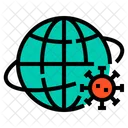 World Virus Transmission Icon