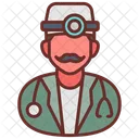 Infection Controller Medical Man Experienced Doctor Icon