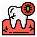 Infection Teeth Healthcare And Medical Icon