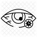 Infection oculaire  Icône