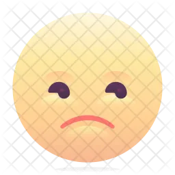 Infeliz Emoji Ícone
