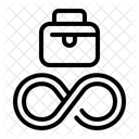 Infini Surmenage Bourreau De Travail Icône