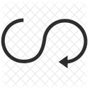 Infini Rotation Rotation Icône