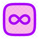 Infinity Square Icon