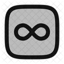 Infinity Square Icon